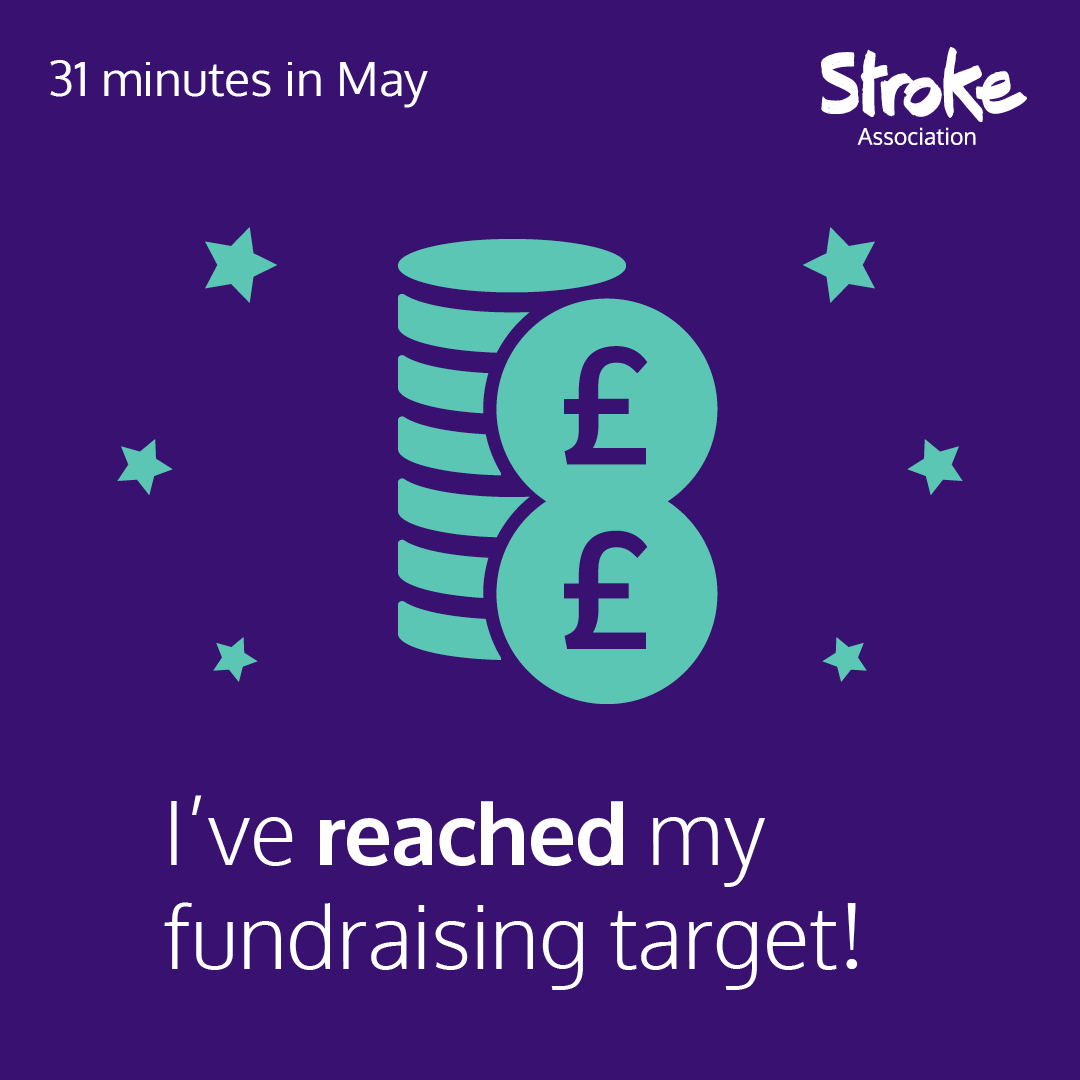 31 minutes in May - I've reached my target