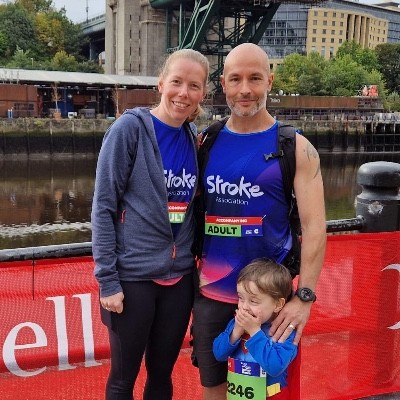 The Ashton Family is running the Great (and mini) North Run for TeamStroke